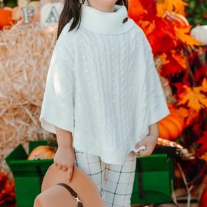 Janie and Jack sweater cape (poncho)